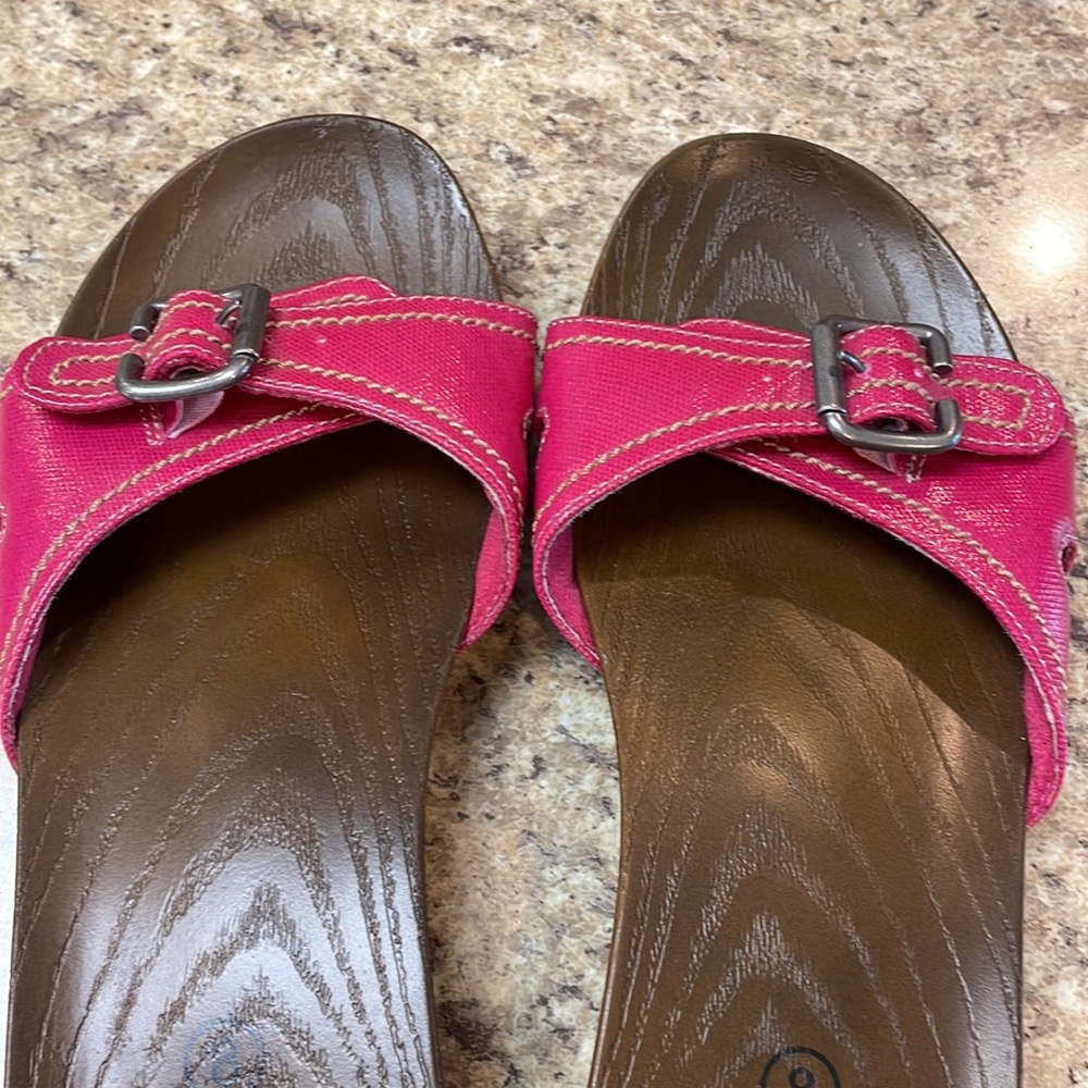 Dr. Scholl’s Advanced Comfort Series Slide On Sandals. Pink. Size 8.  EUC - Picture 4 of 10